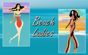 Beach Ladies NTF abstract art collection